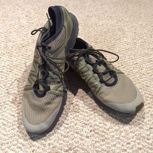 Salomon Crossamphibian Swift 2 Running Water Shoes Men's 9.5 Green Hiking Trail